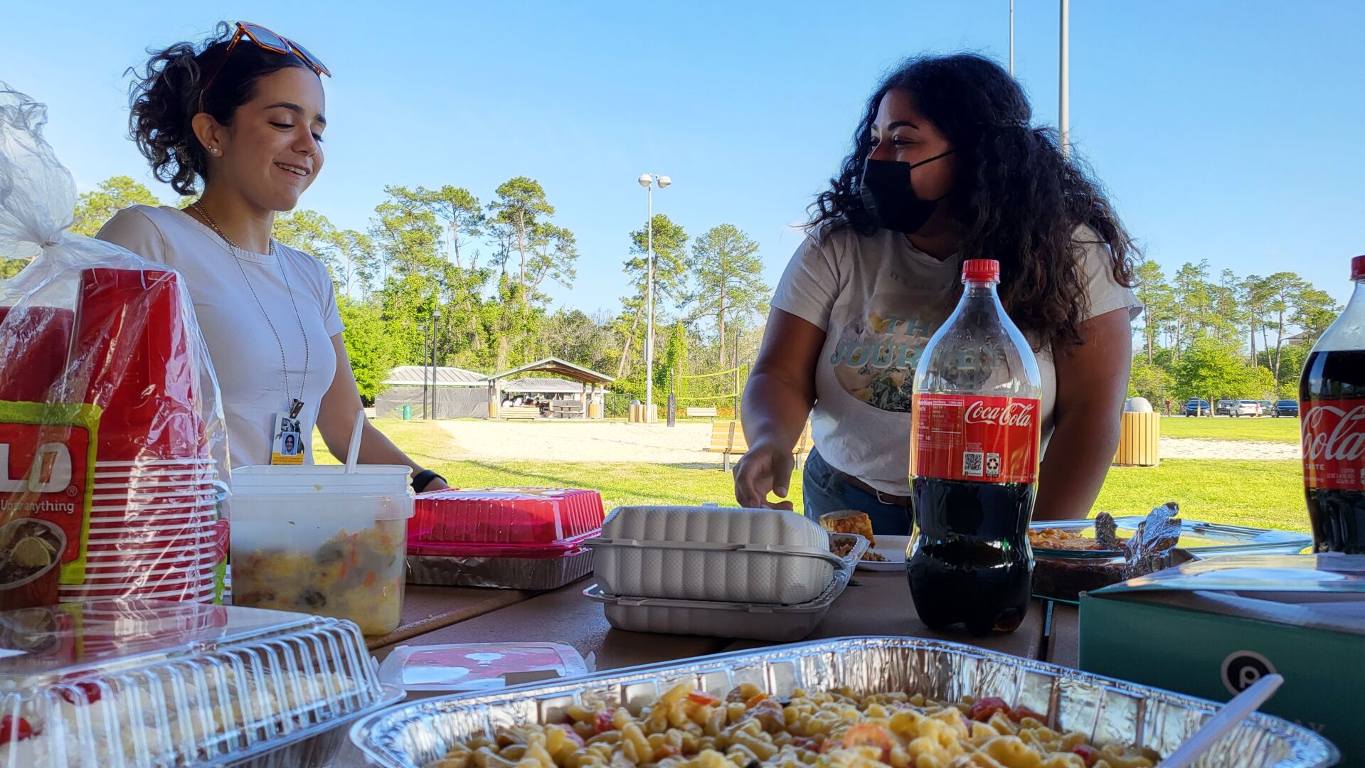 International Student Association partners with Transfer Knights for a Potluck.